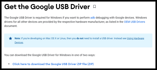 Download your device driver